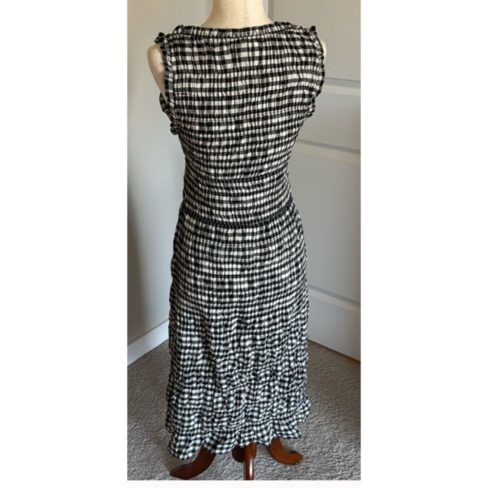 DOEN ROSELLA DRESS
IN NOIR GRETA GINGHAM Size M - Picture 11 of 16